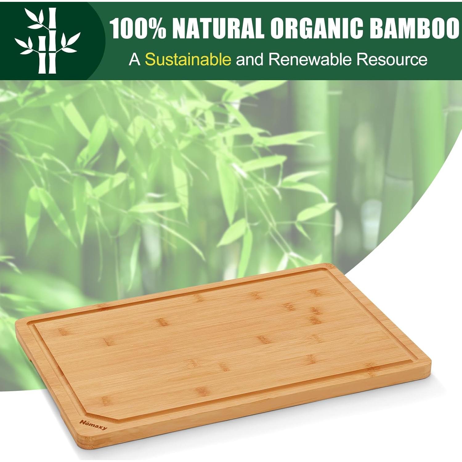 Tabla de Cortar de Bambú Orgánico Homaxy XL 45,72x30,48cm