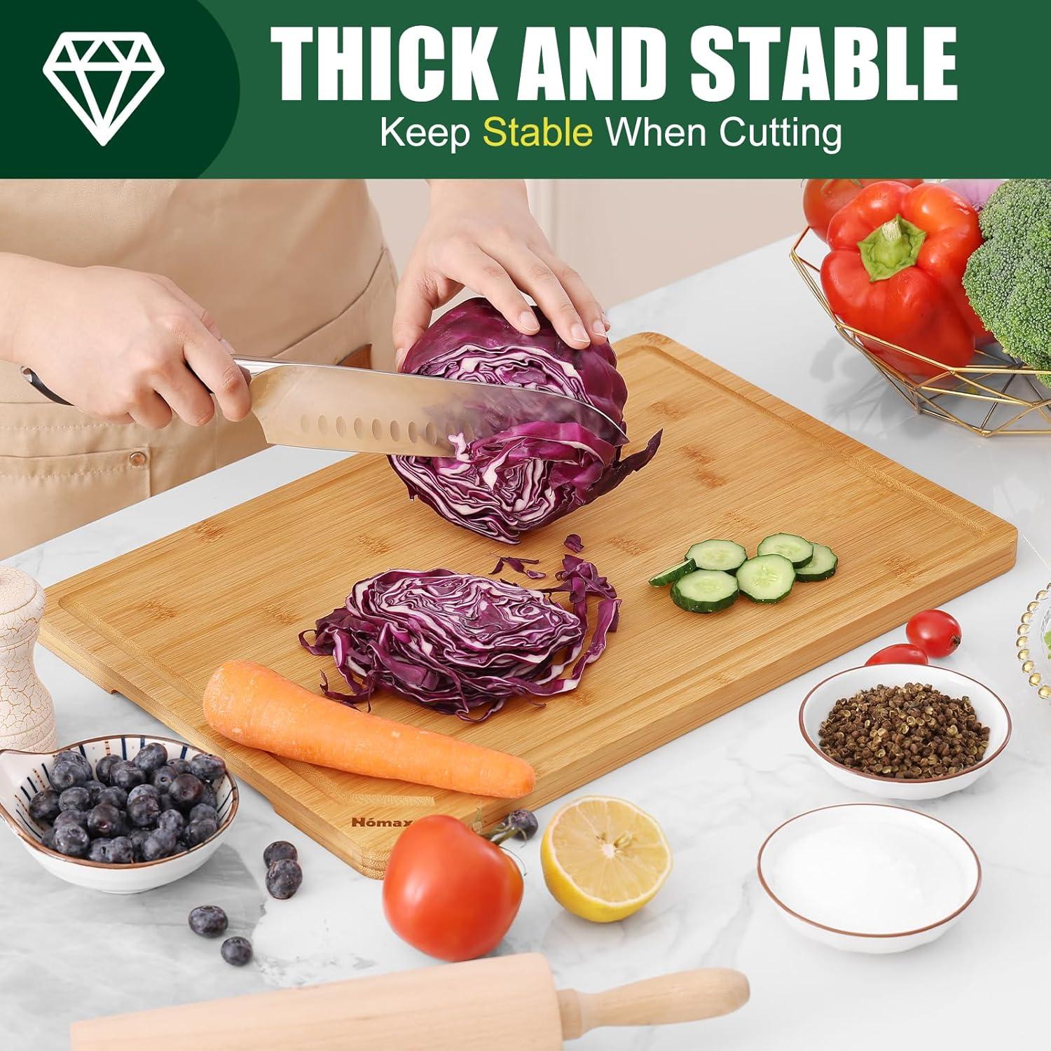 Tabla de Cortar de Bambú Orgánico Homaxy XL 45,72x30,48cm