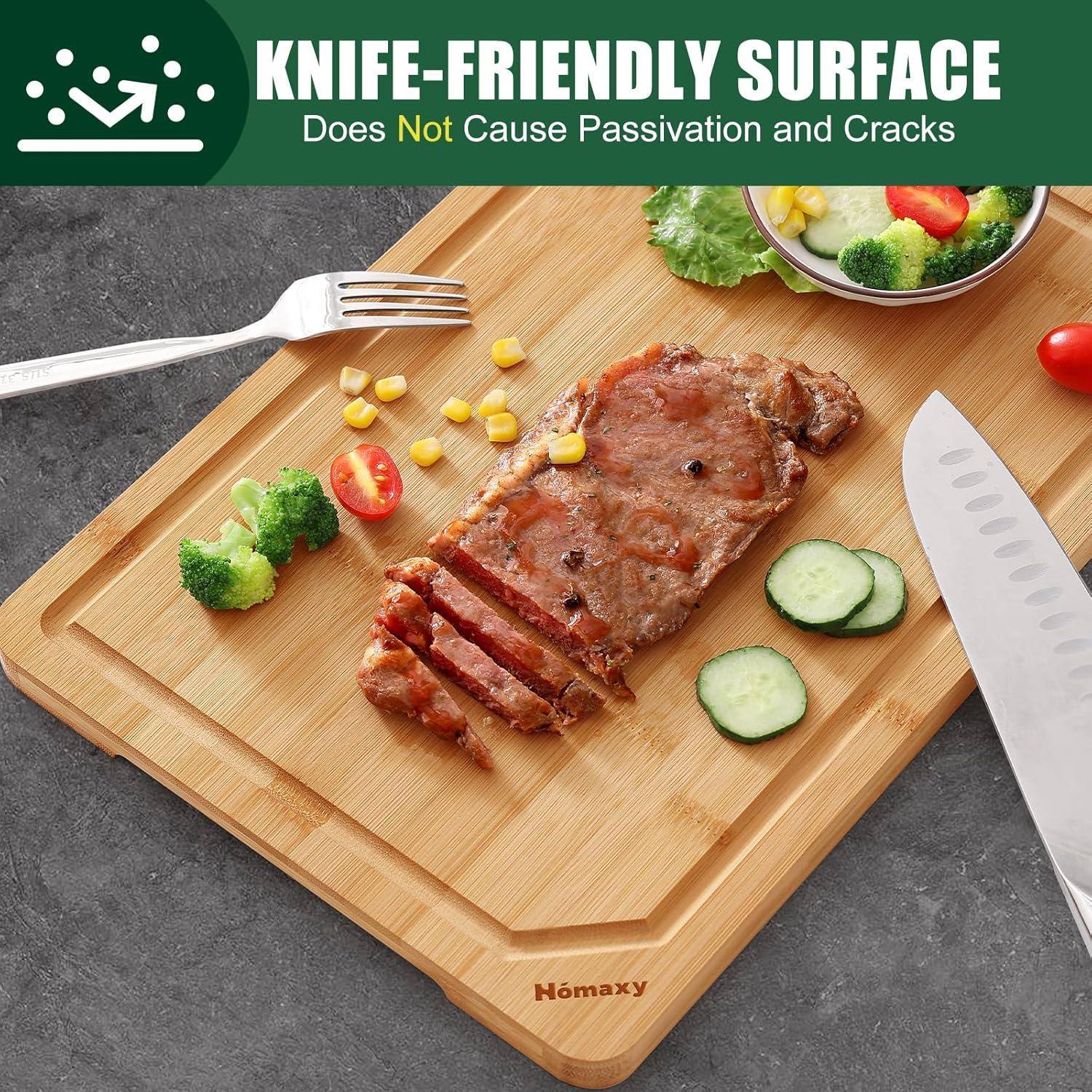 Tabla de Cortar de Bambú Orgánico Homaxy XL 45,72x30,48cm