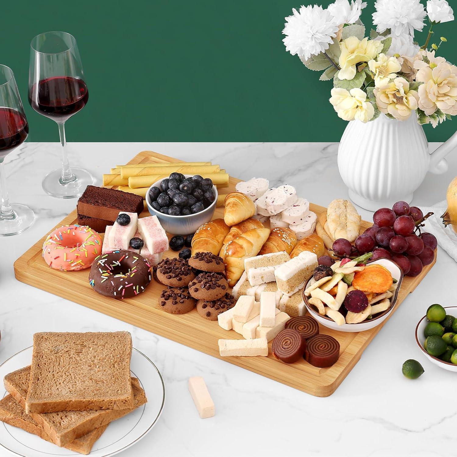 Tabla de Cortar de Bambú Orgánico Homaxy XL 45,72x30,48cm