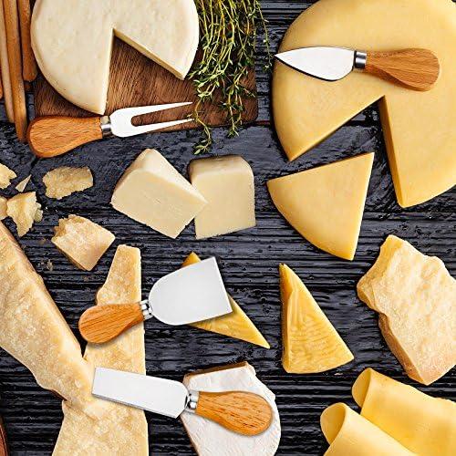 Juego de 4 Cuchillos para Queso YXChome - Acero Inoxidable