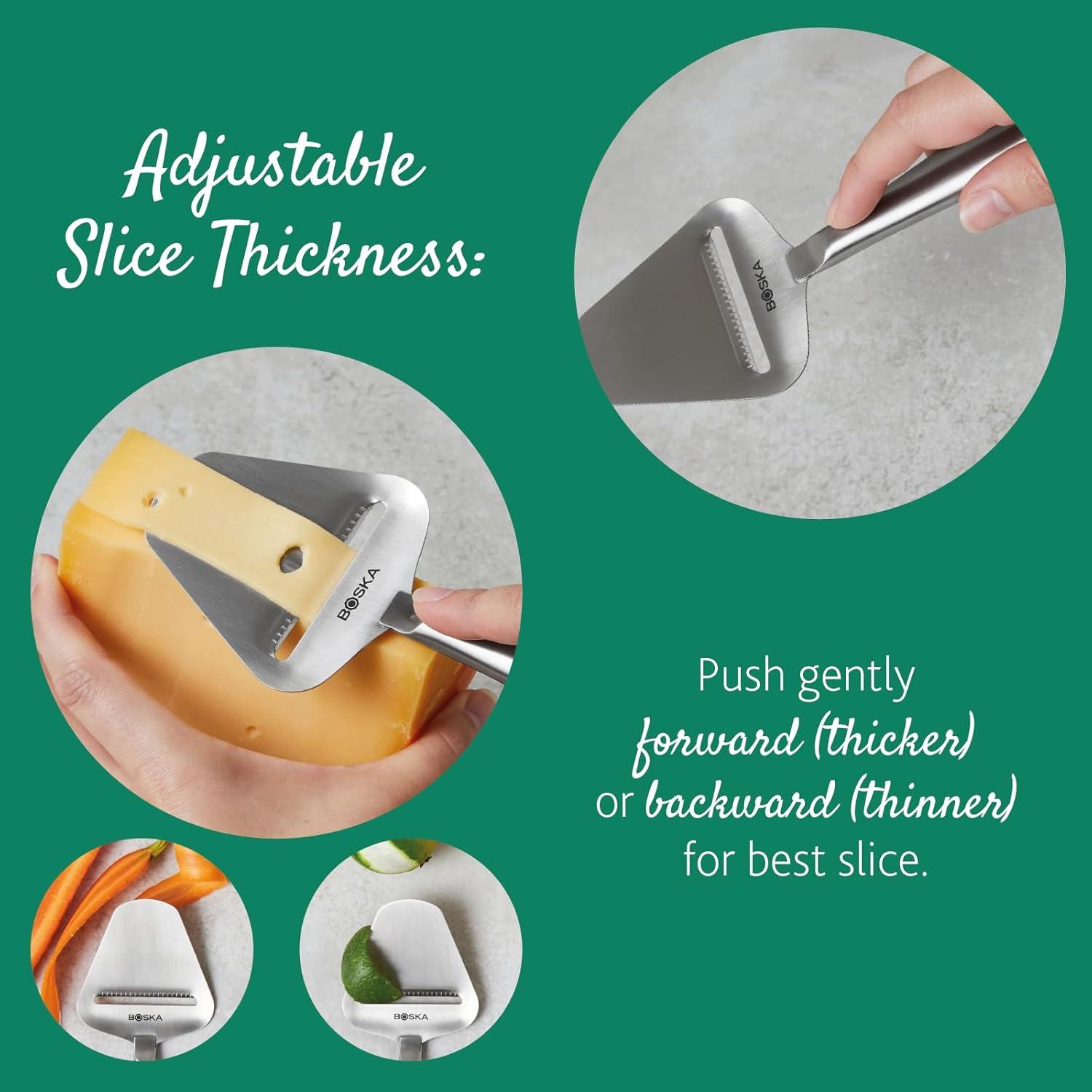 Cortador de Queso Multifuncional BOSKA Acero Inoxidable 22 cm