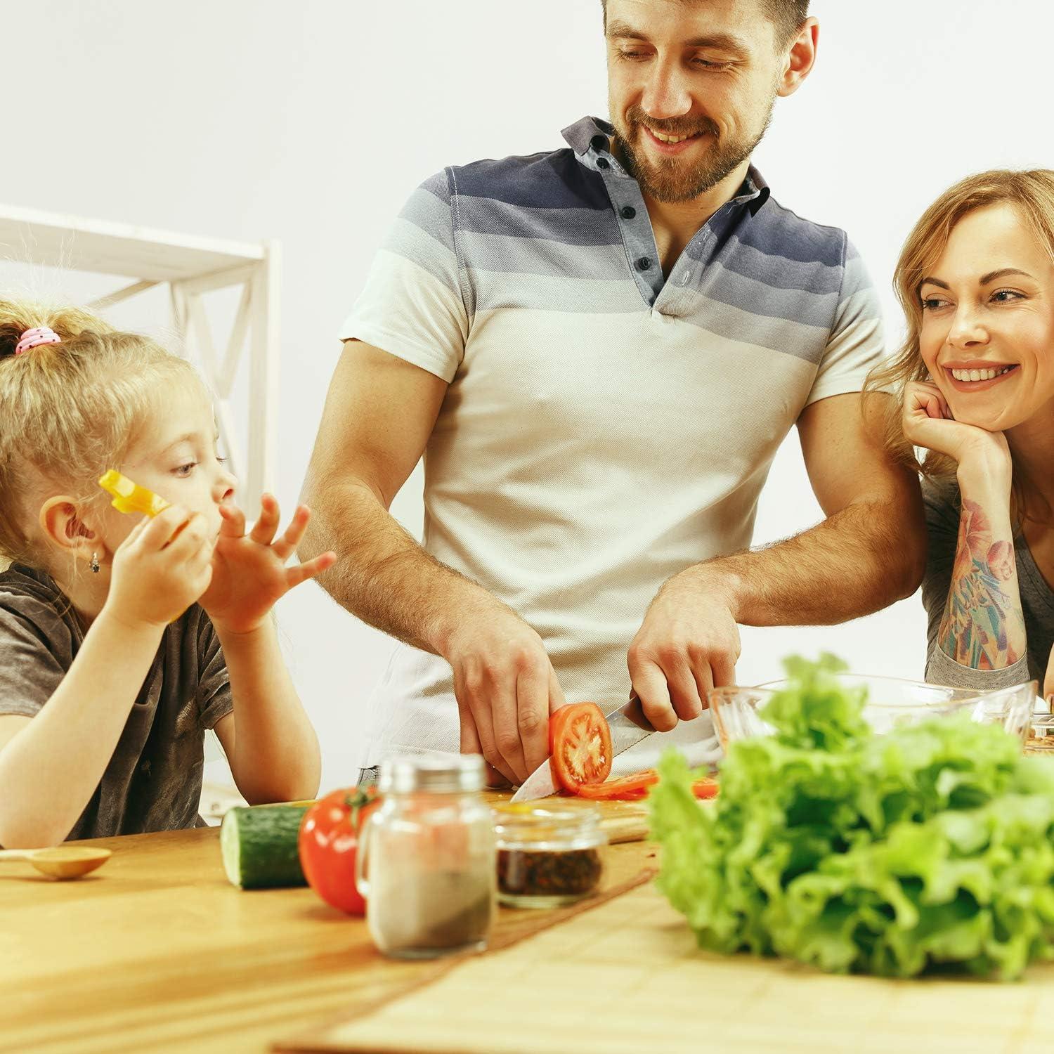 Tabla de Cortar de Bambú Handy Helpers con Cuchillo 25,4x15,2cm