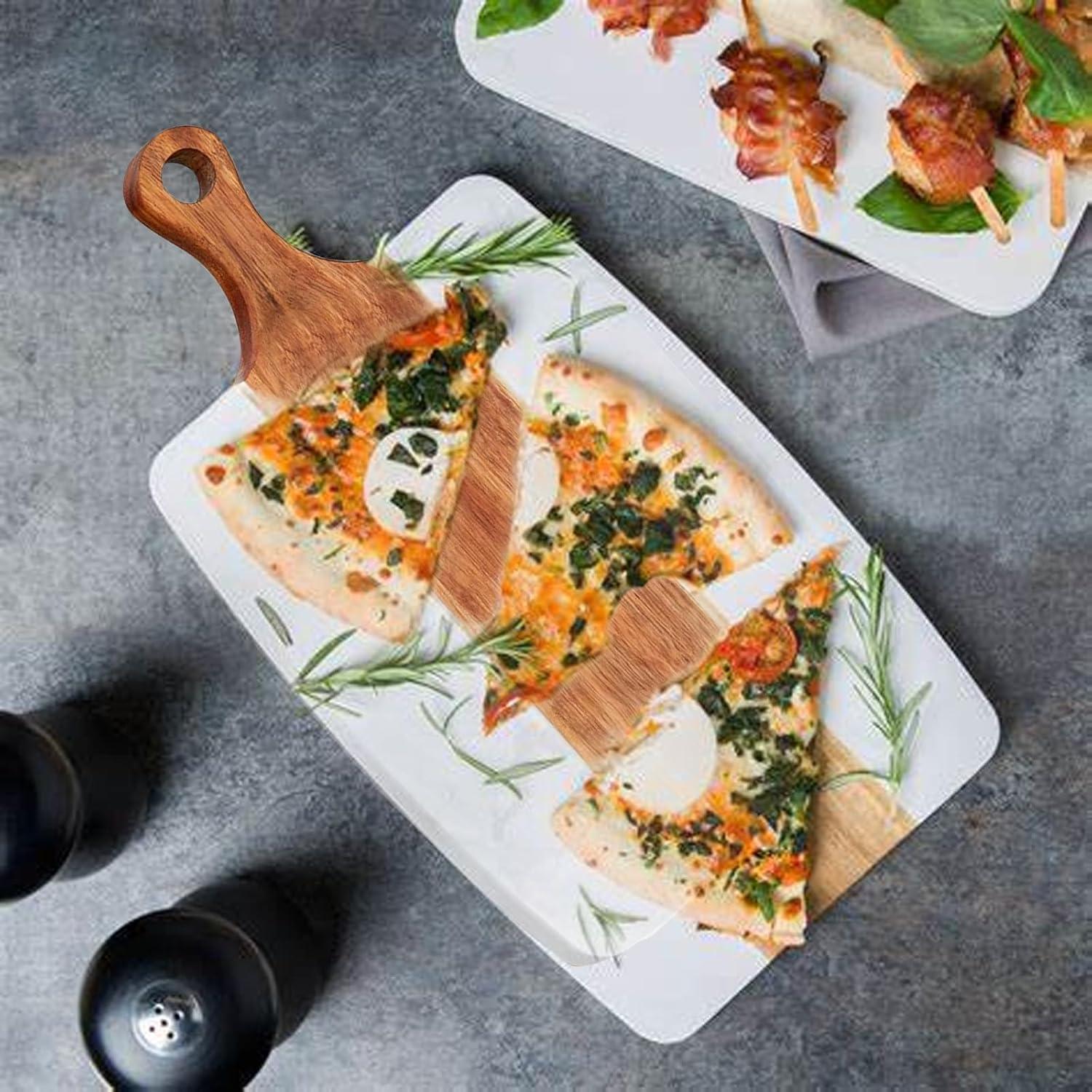 Tabla de Cortar Queso TIYOORTA de Madera y Mármol 35x18x2 cm