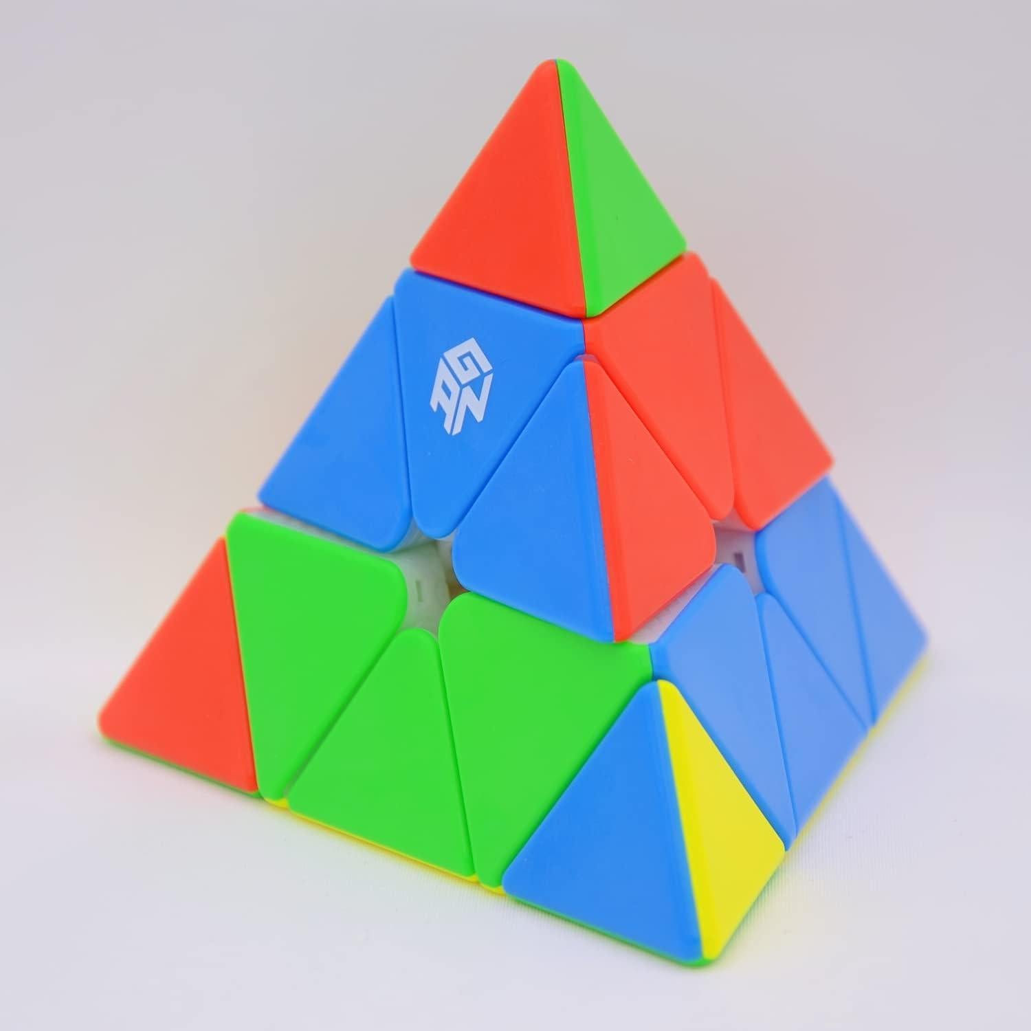 Cubo Pyraminx M GAN Magnético 36 Imanes 6.6 cm Estándar