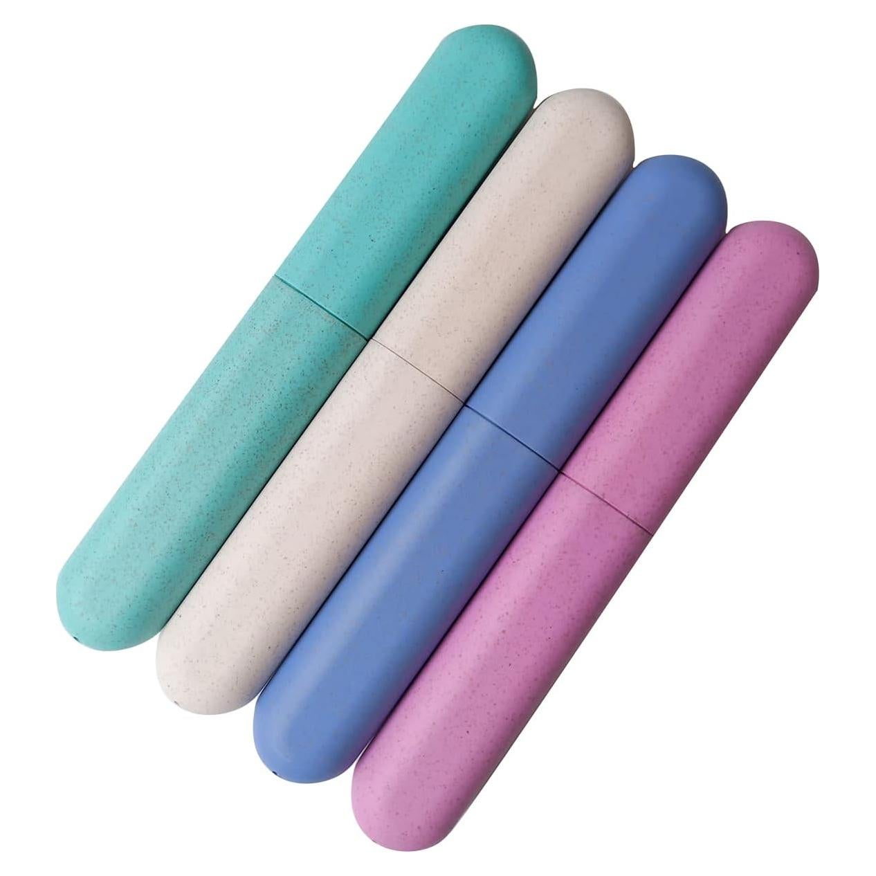 Estuches de Cepillo de Dientes de Viaje ZYYC - 4 Piezas