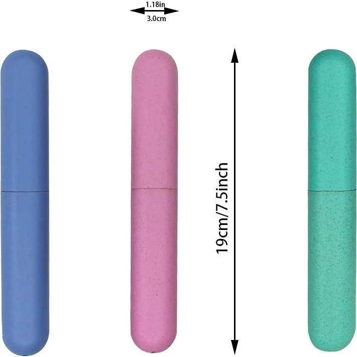 Estuches de Cepillo de Dientes de Viaje ZYYC - 4 Piezas