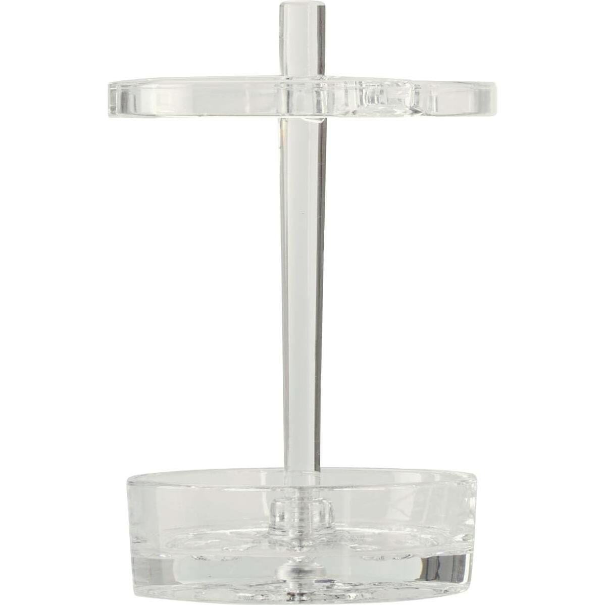 Soporte para Cepillos de Dientes iDesign Eva Transparente 3 Ranuras