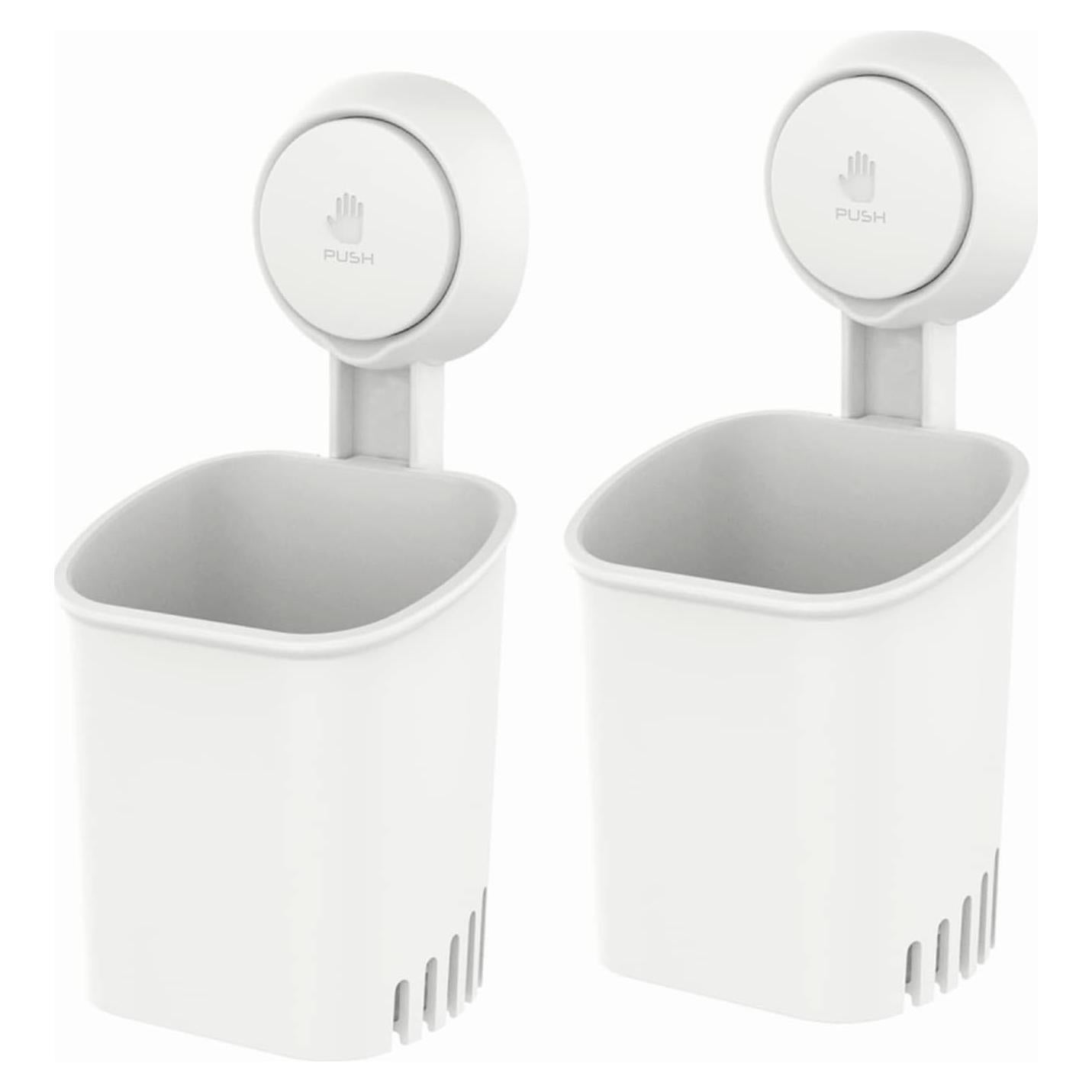 Soporte de Cepillo de Dientes LEVERLOC 2 Paquetes Montaje Succión