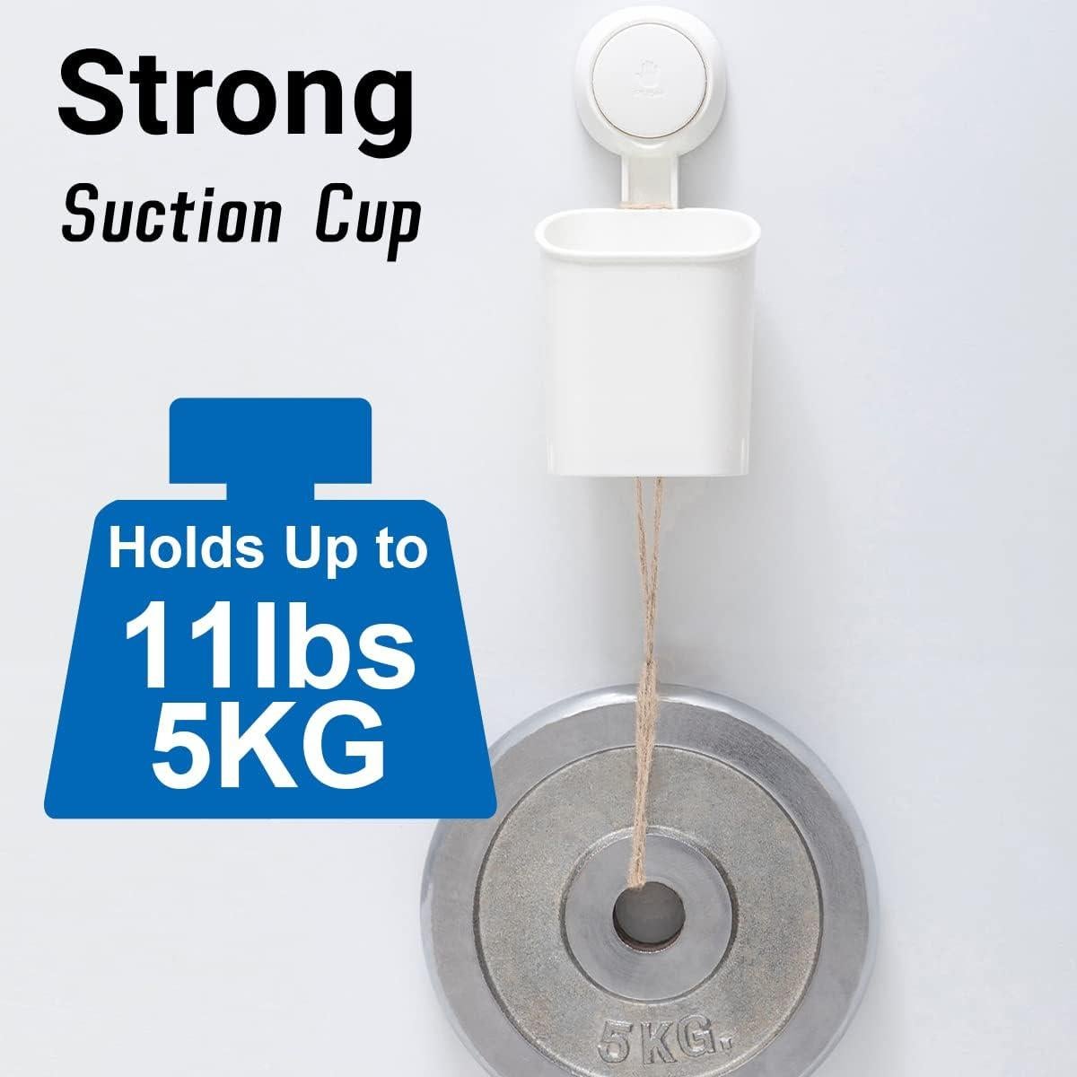 Soporte de Cepillo de Dientes LEVERLOC 2 Paquetes Montaje Succión