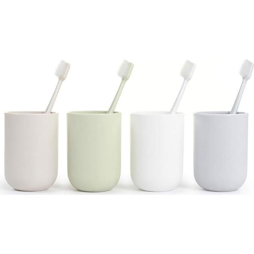 Vaso para Cepillos de Dientes UVIVIU M-CUP Blanco 350ml