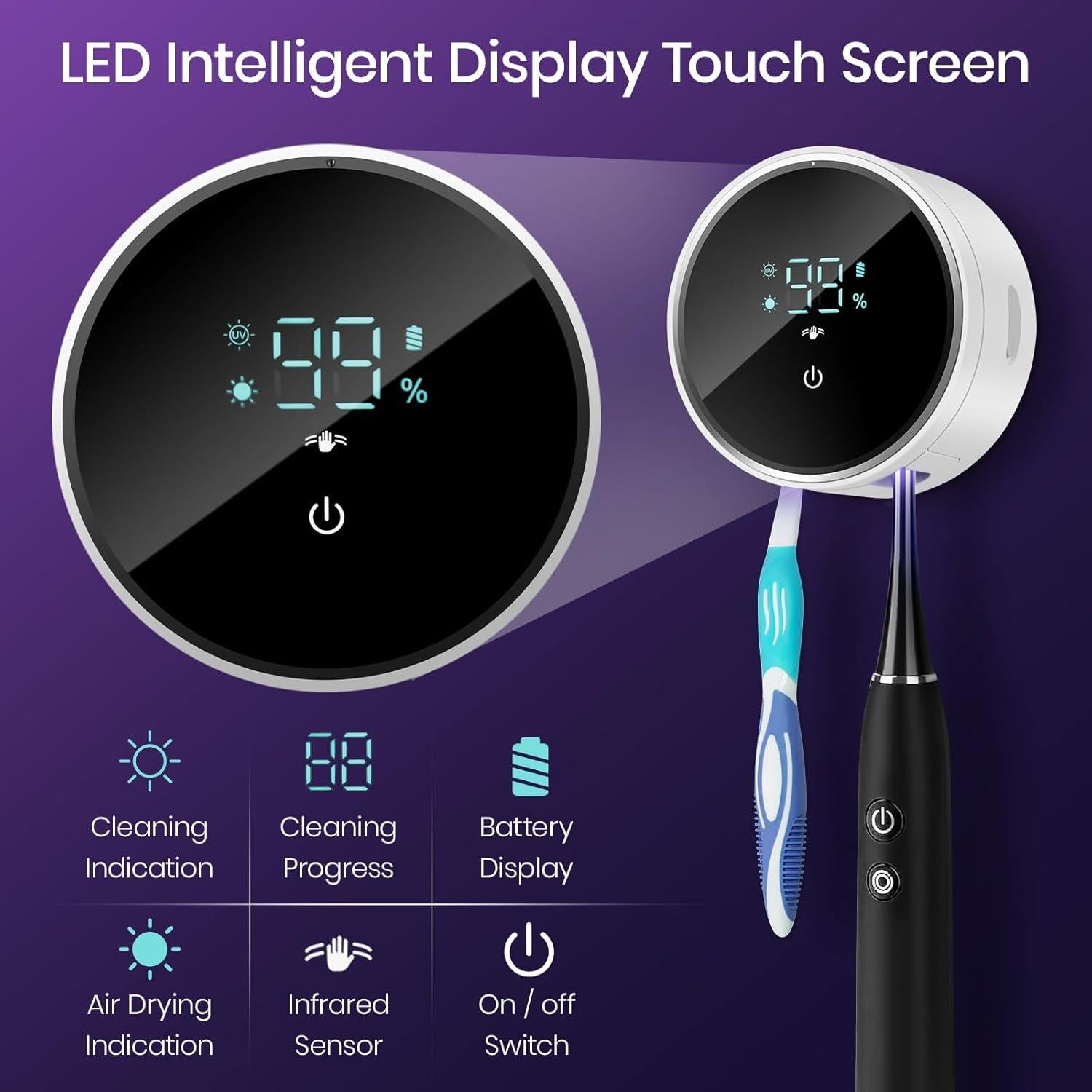 Soporte eléctrico para cepillos de dientes Shker X131ultra