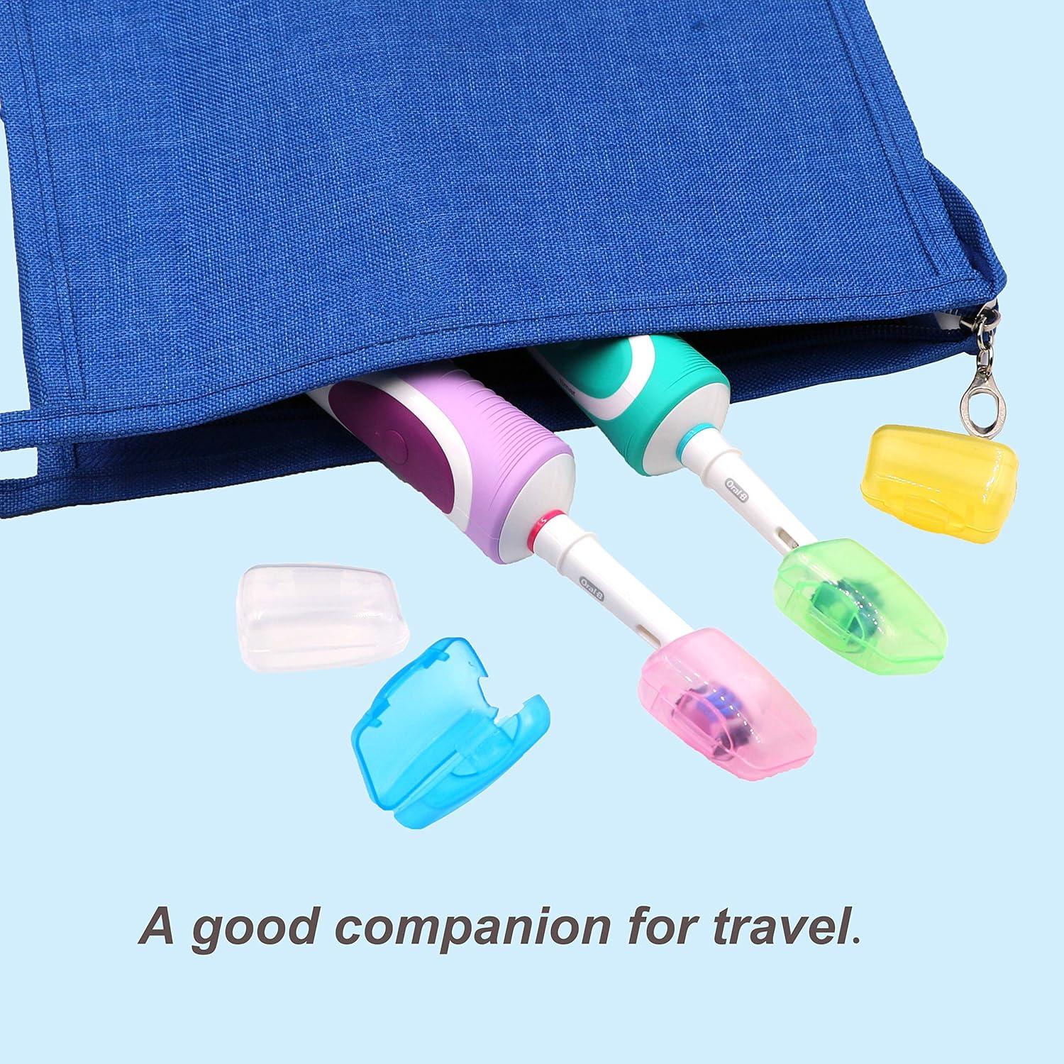 V-TOP 20 Cubiertas de Cabeza de Cepillo de Dientes Viaje