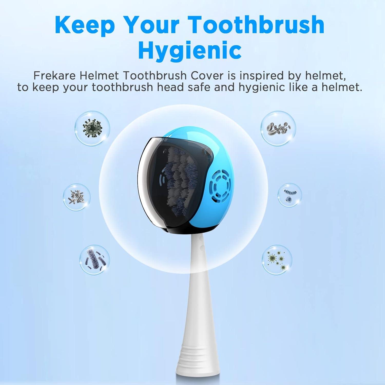 Cubiertas de Cepillo de Dientes Frekare Casco 4 Colores