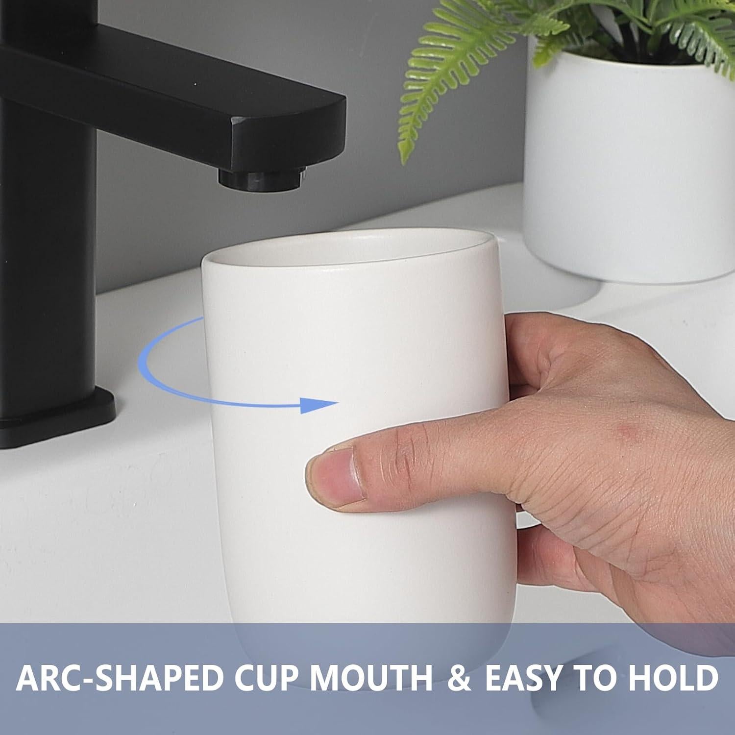 Soportes para Cepillos de Dientes BSDISP - Juego 2 Cerámica