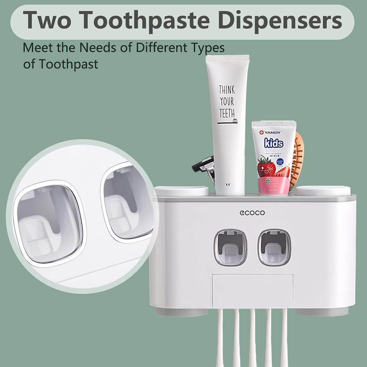Soporte para Cepillos de Dientes VNYIFAN 4 Tazas Automático
