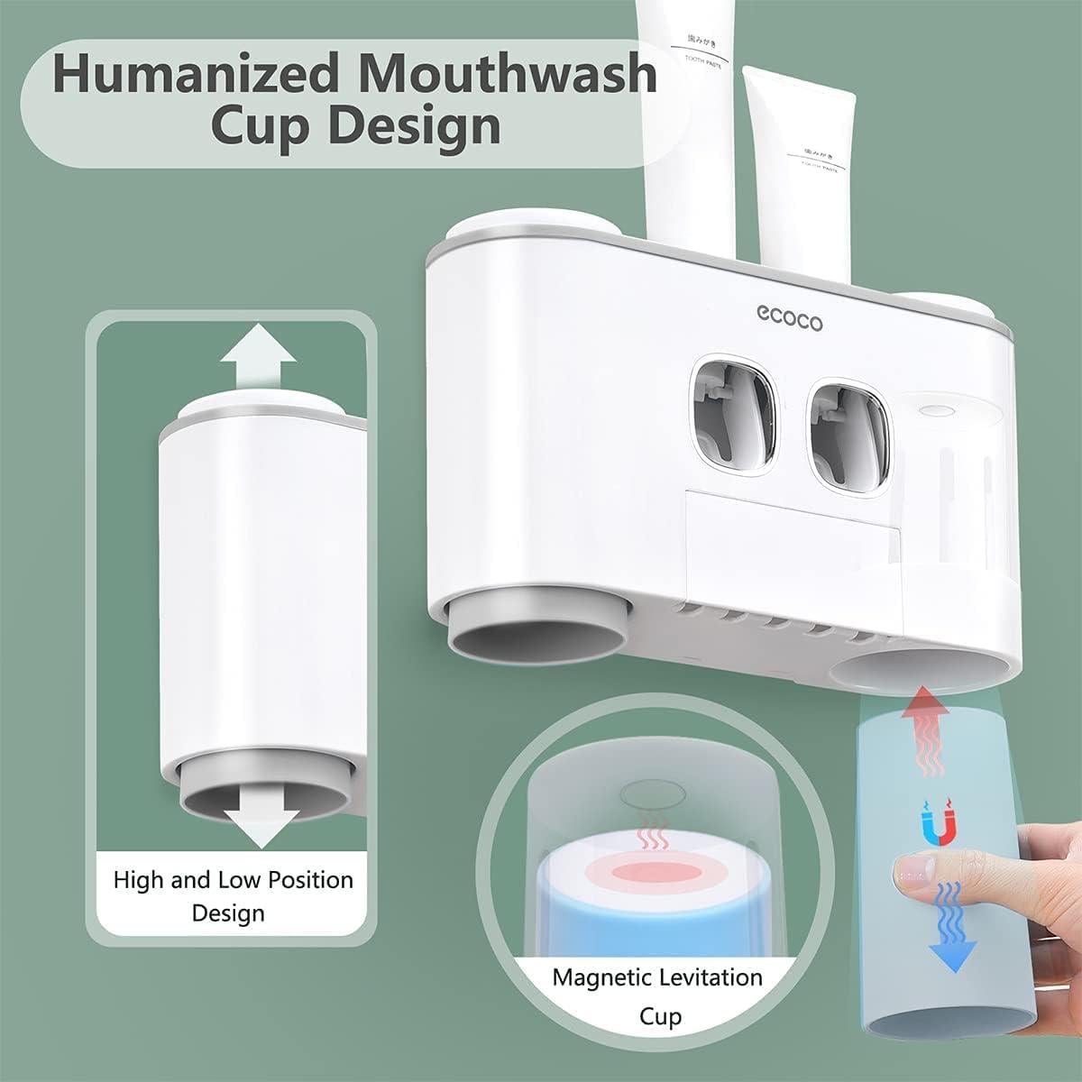 Soporte para Cepillos de Dientes VNYIFAN 4 Tazas Automático