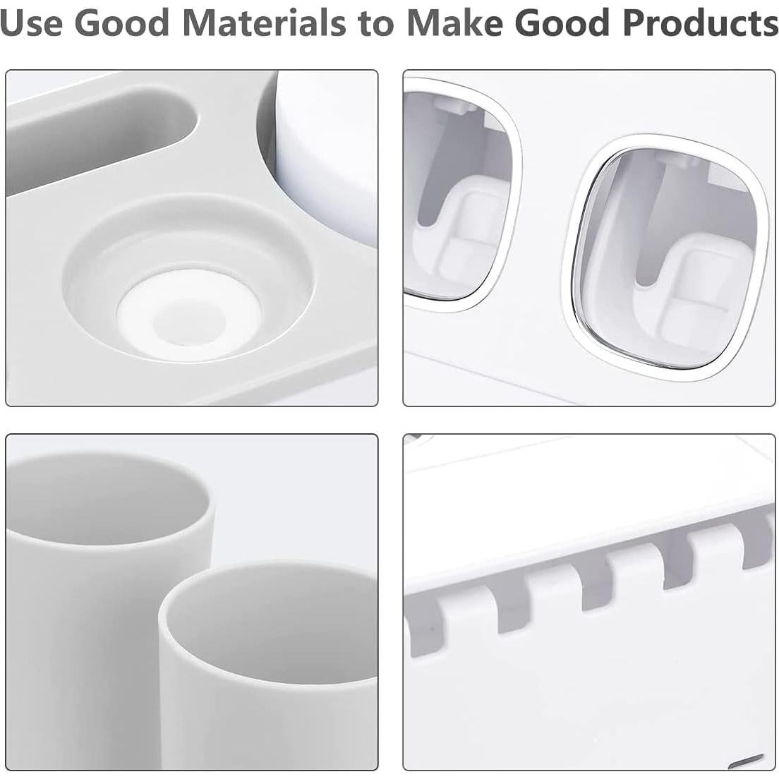 Soporte para Cepillos de Dientes VNYIFAN 4 Tazas Automático