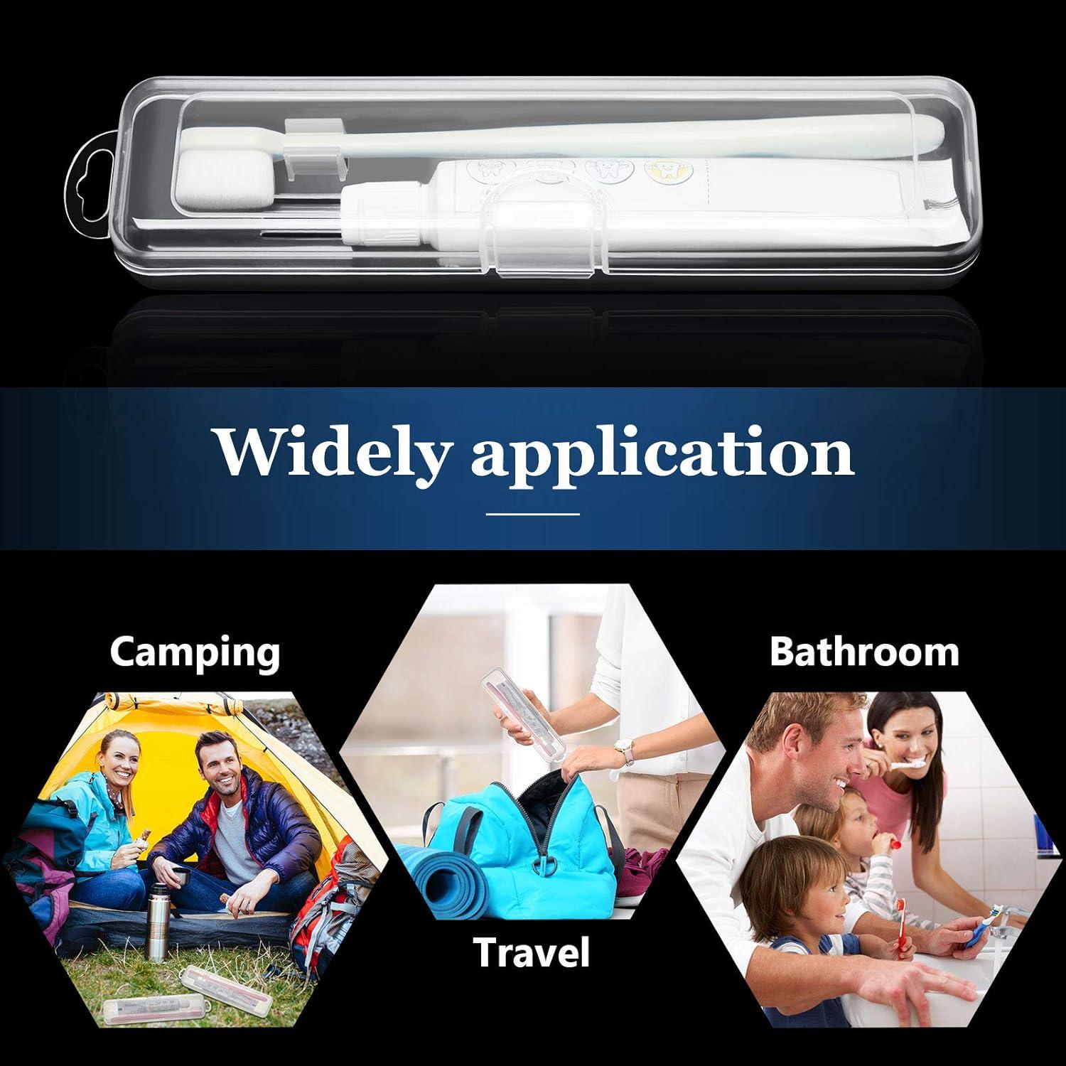 Estuche de Cepillo de Dientes Patelai 2 Piezas Viaje 20x4.7cm