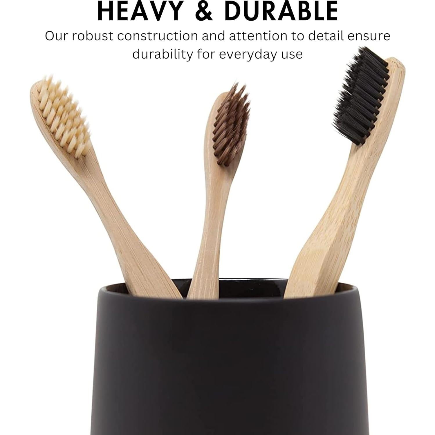 Soporte y Vaso Organizador para Cepillos de Dientes YEW DESIGN