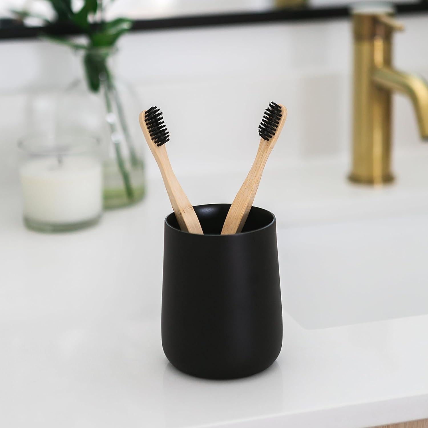 Soporte y Vaso Organizador para Cepillos de Dientes YEW DESIGN
