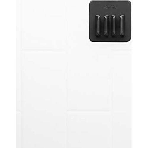 Soporte para Cepillos de Dientes Tooletries George - Silicona Carbón