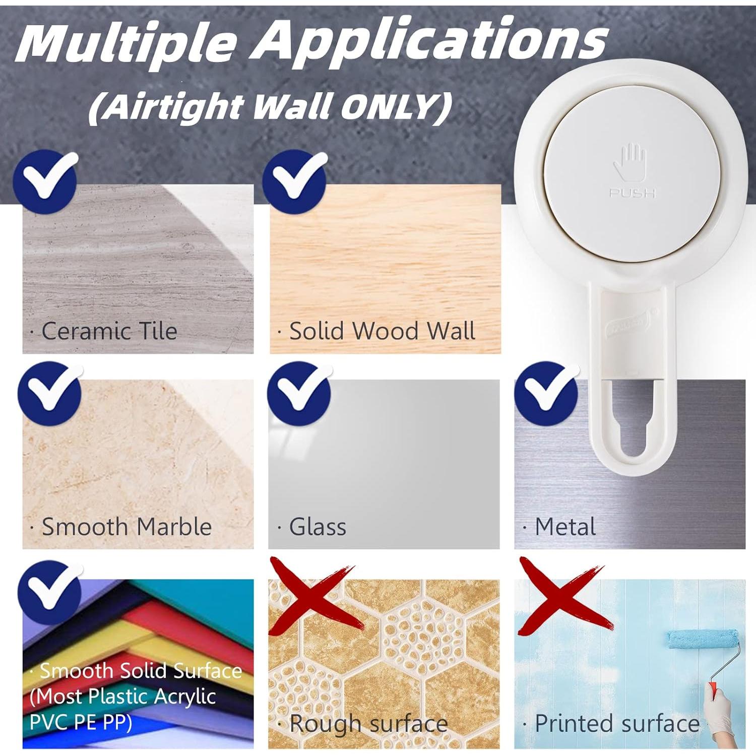 Soporte de cepillo de dientes TAILI 2 paquetes blanco