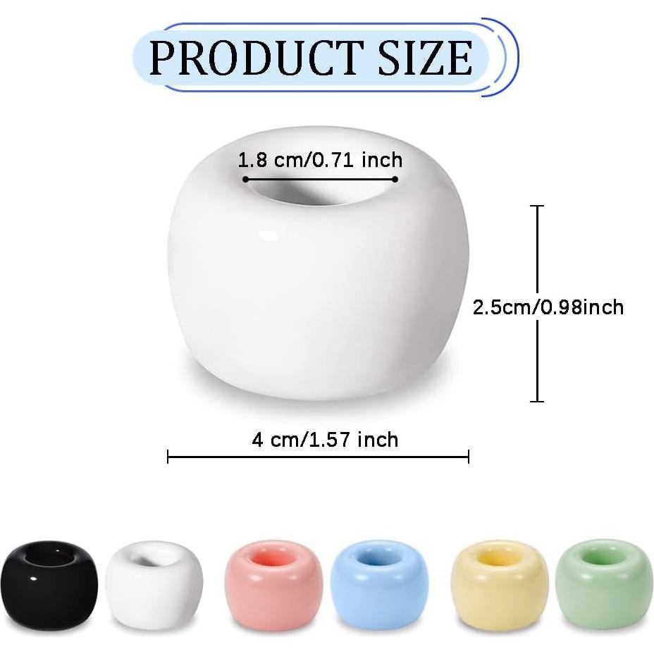 Soporte de Cepillo de Dientes Mini HalfofLife Cerámica 2 Pzas