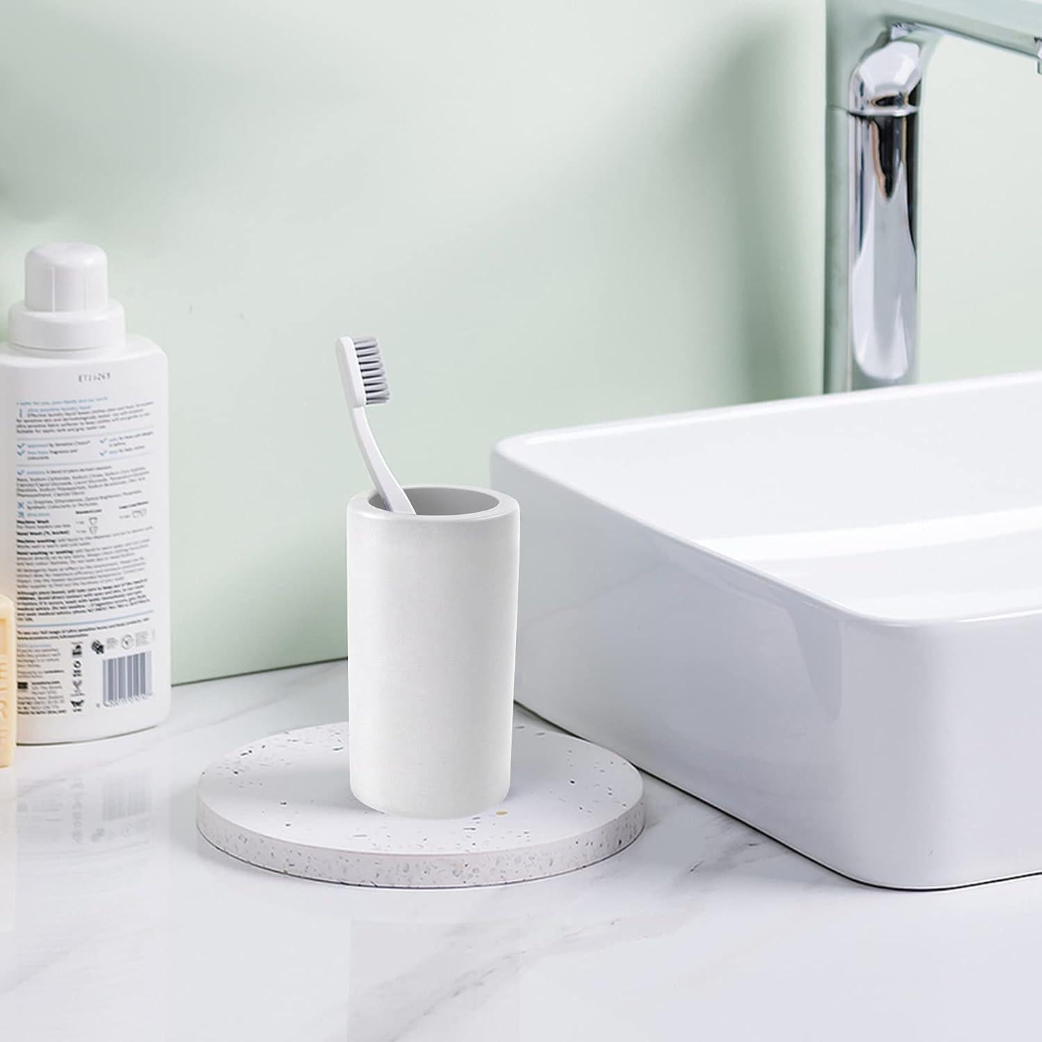 Soporte para Cepillos de Dientes BOJDOPIE Diatomea Gris Claro