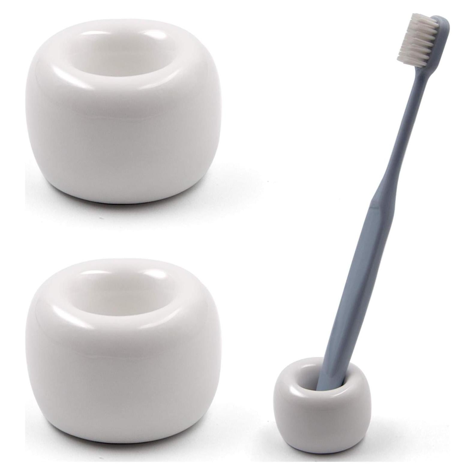 Soporte de Cepillos de Dientes Cerámico Airmoon Mini - 2 Unidades