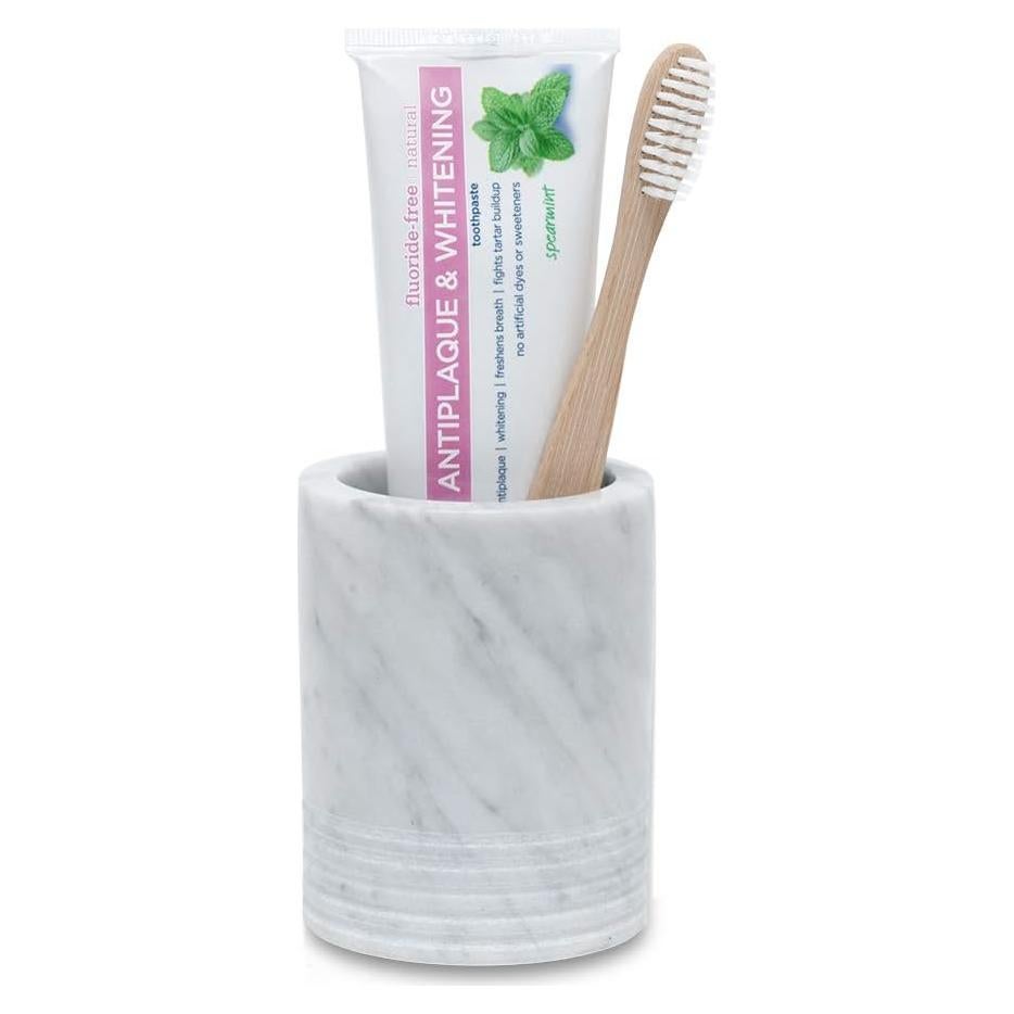 Soporte para Cepillos de Dientes JIMEI de Mármol Natural 7,01 cm