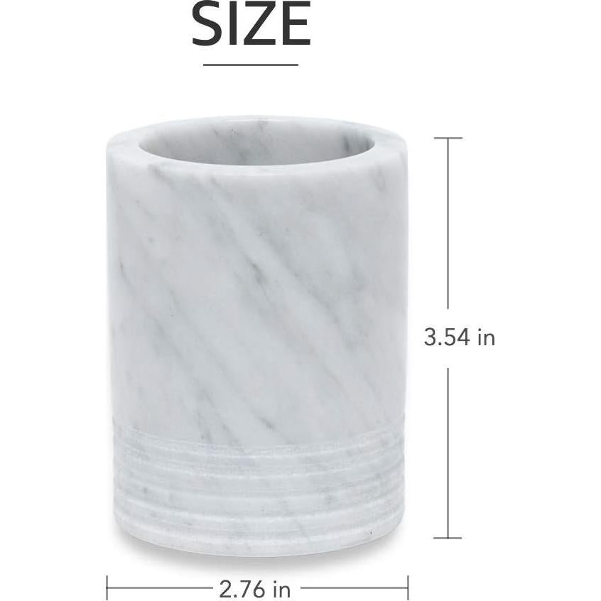 Soporte para Cepillos de Dientes JIMEI de Mármol Natural 7,01 cm
