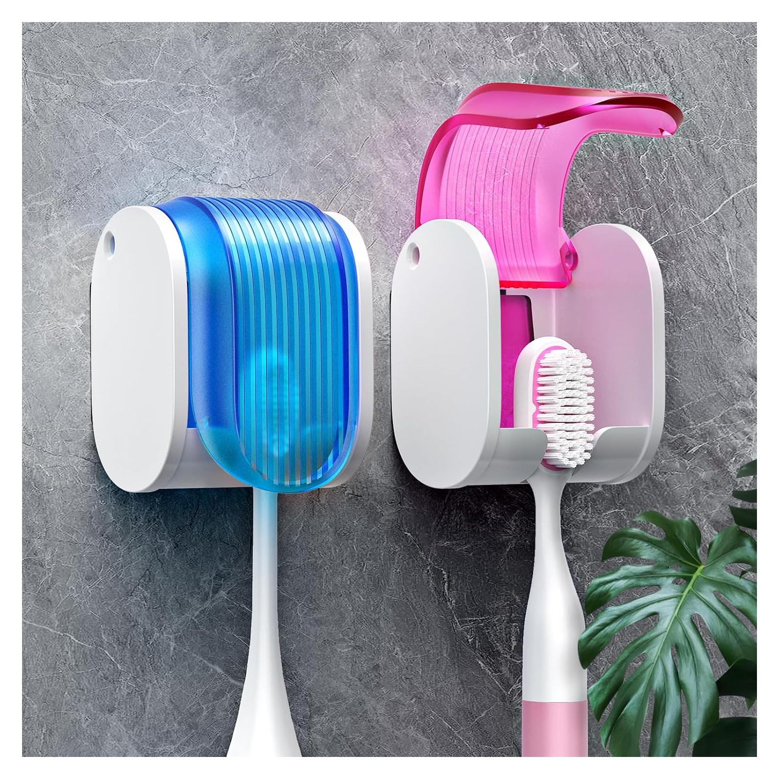 Soporte para Cepillos de Dientes EKOTTOK Montaje en Pared 2 Piezas