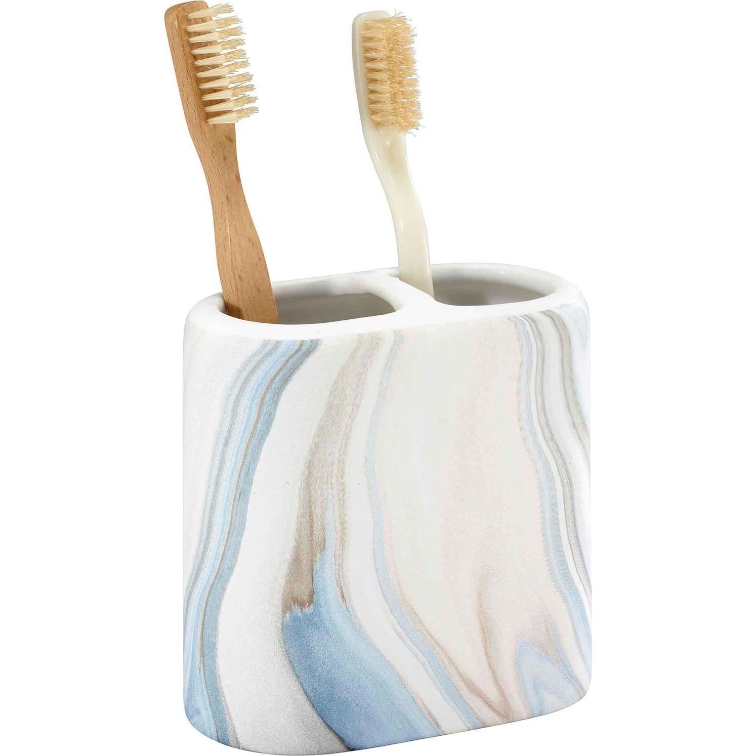 Soporte para Cepillos de Dientes Avanti Linens Azul Resina