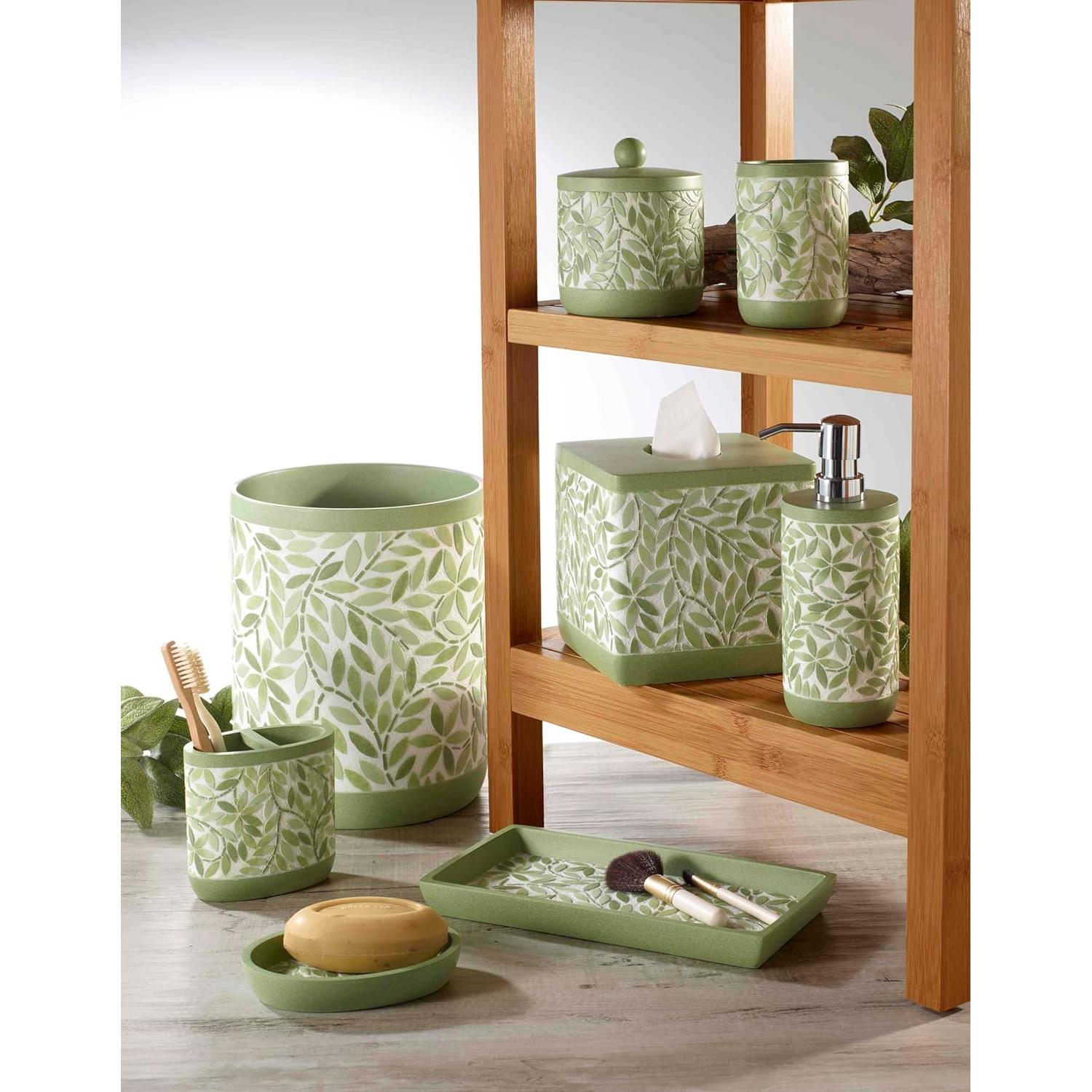 Soporte para Cepillos de Dientes Avanti Linens Verde