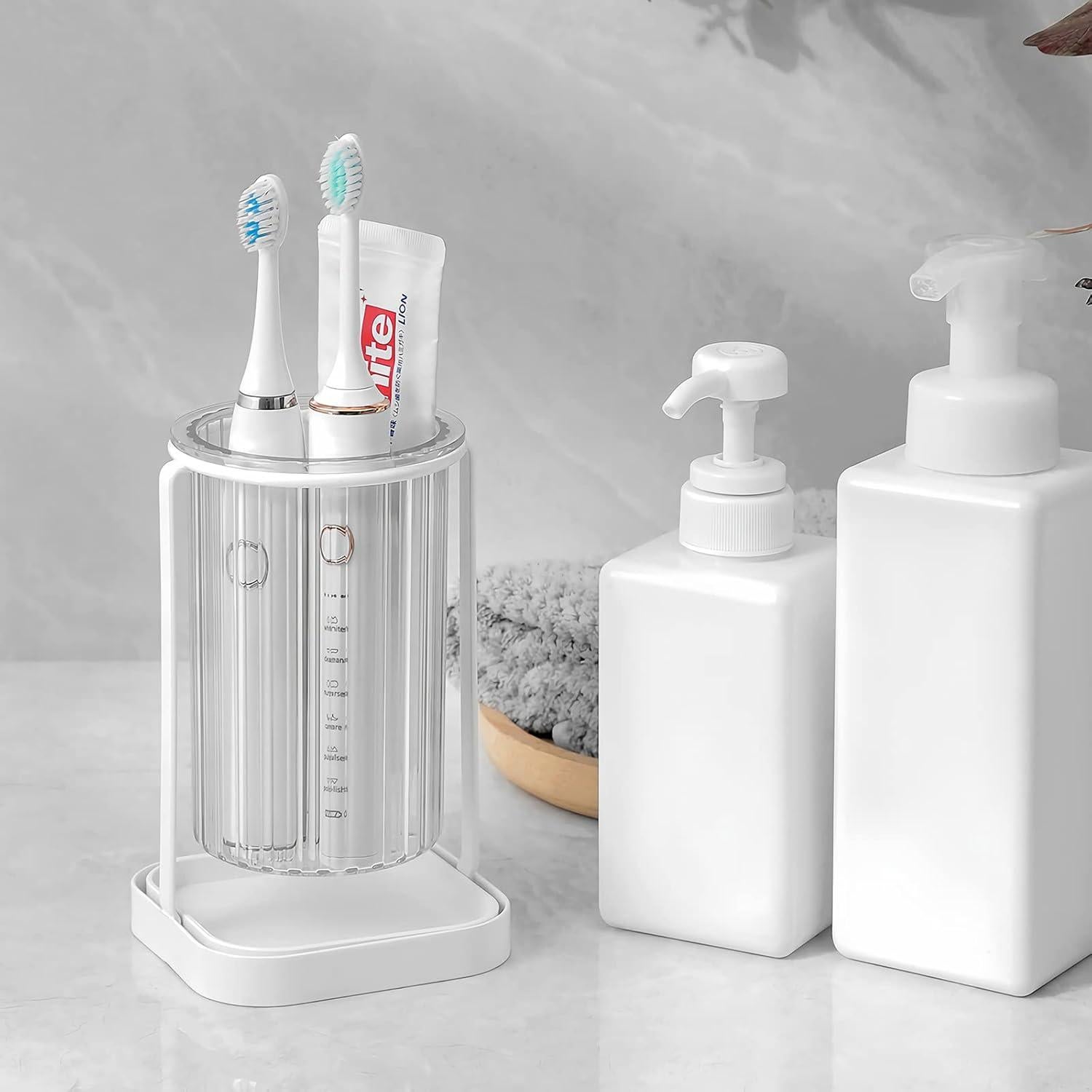 Soporte para Cepillos de Dientes Heagoale THOOTHB1 Transparente