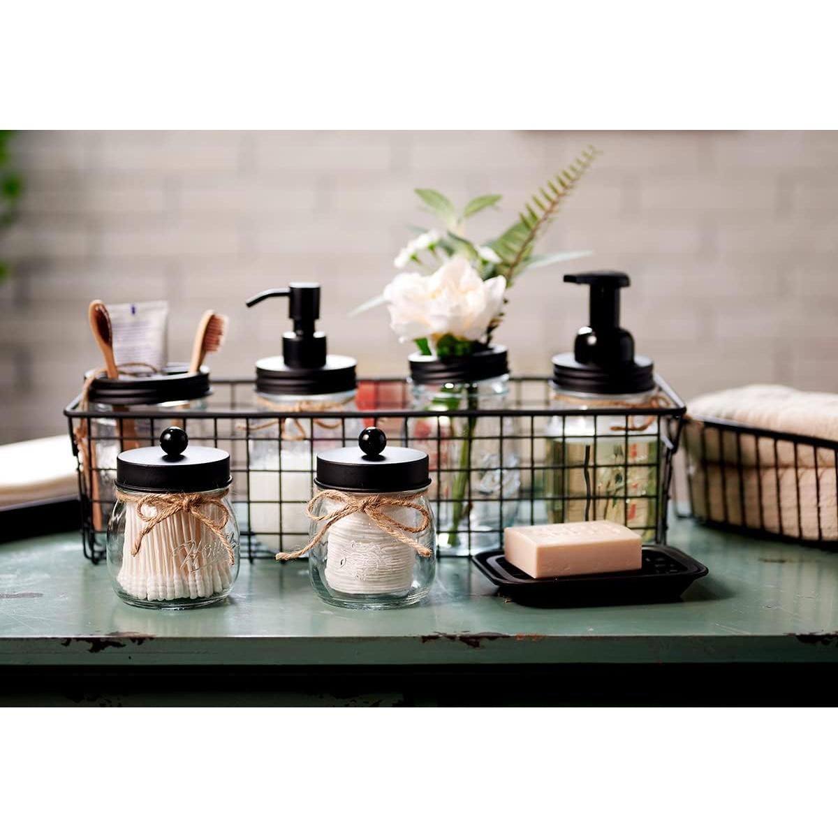 Soporte para Cepillos de Dientes SheeChung Vidrio Negro 3 Compartimentos