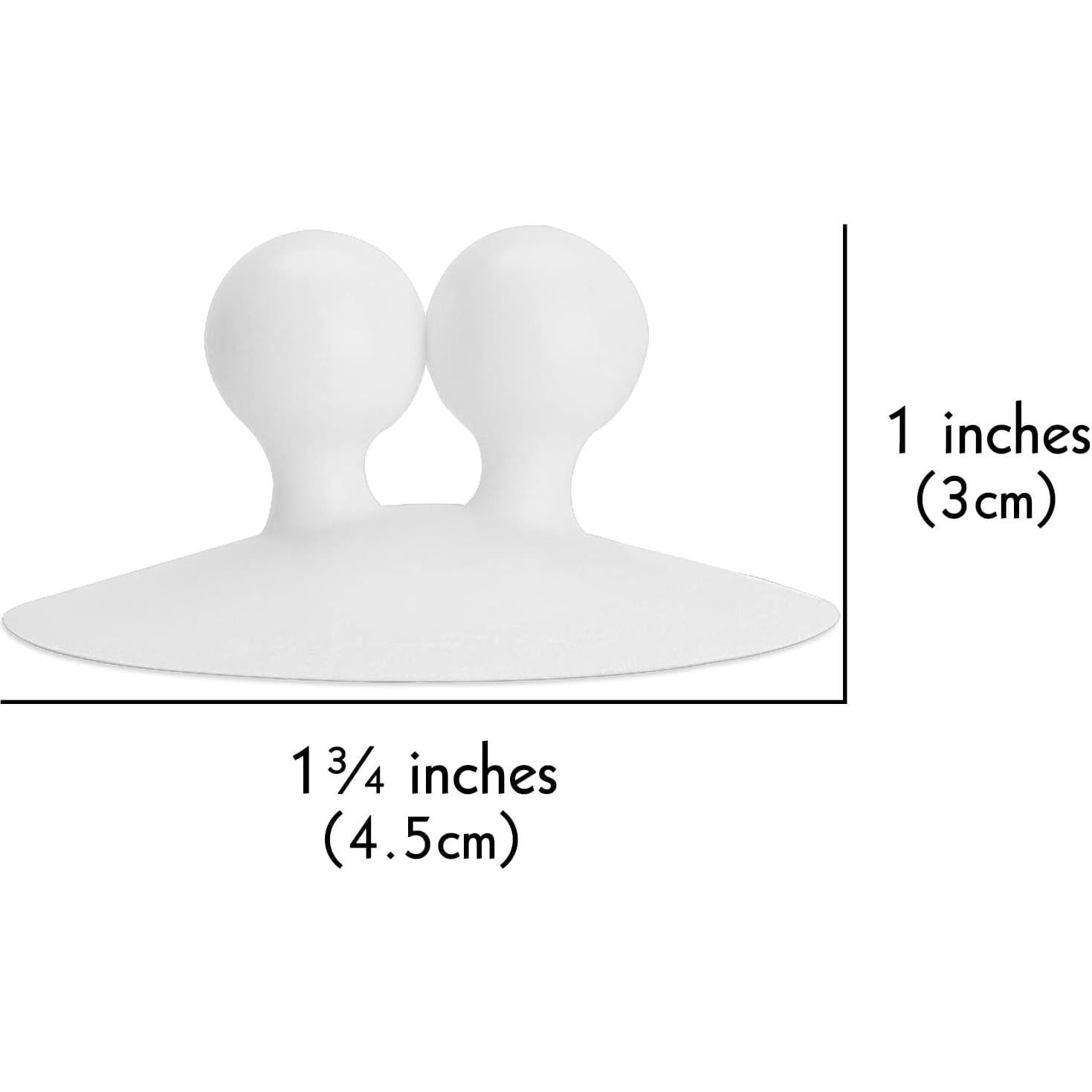 Soporte de cepillo de dientes LUEXBOX 4 PCS ventosa blanco