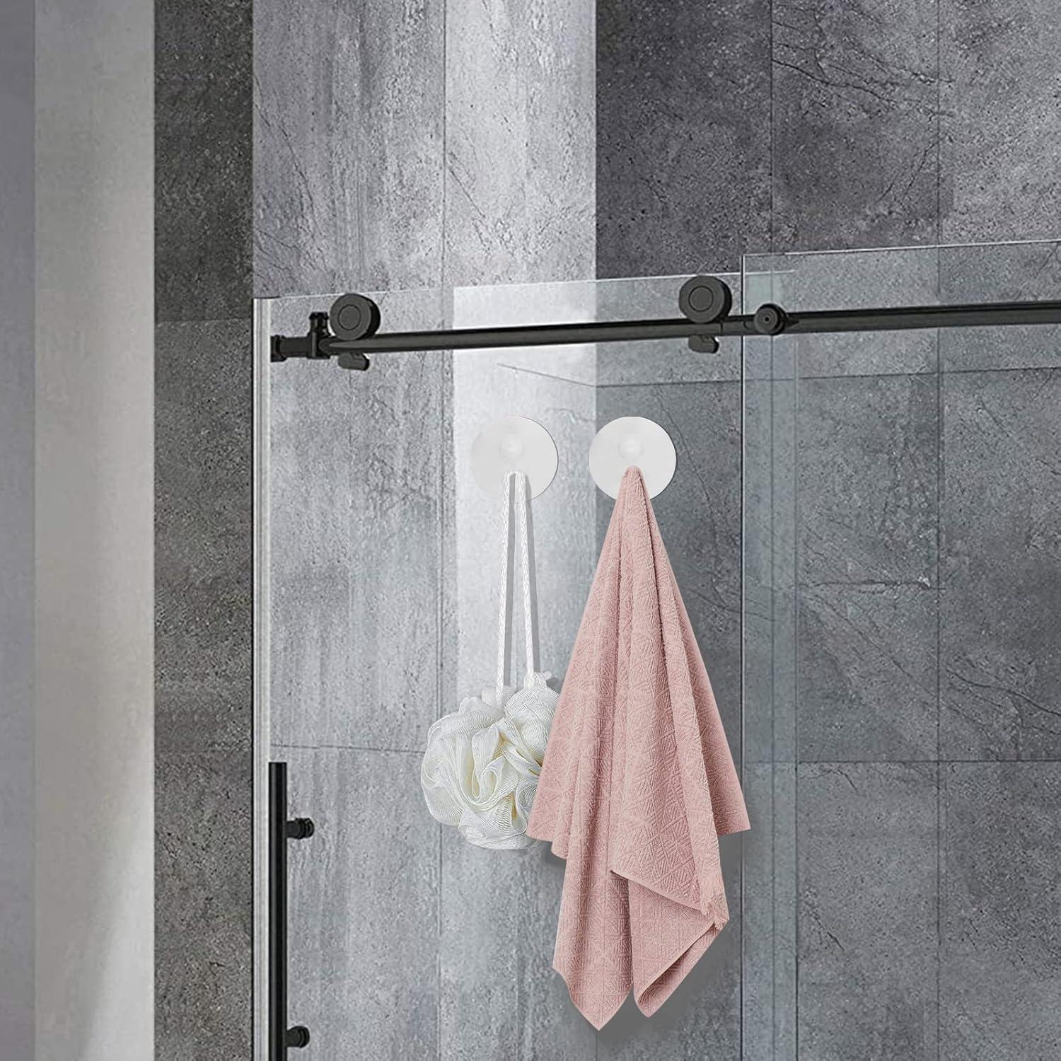 Soporte de cepillo de dientes LUEXBOX 4 PCS ventosa blanco