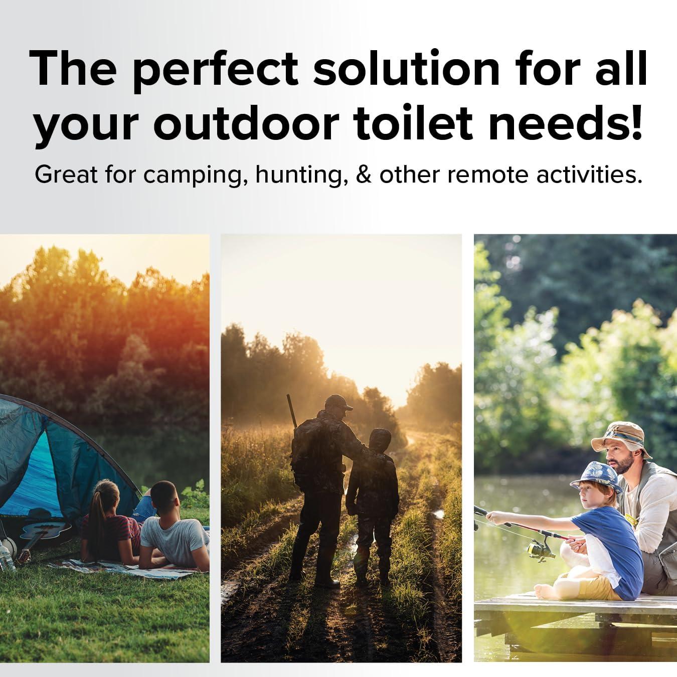 Cubeta de Baño Portátil Camco 18.93L con Asiento y Tapa