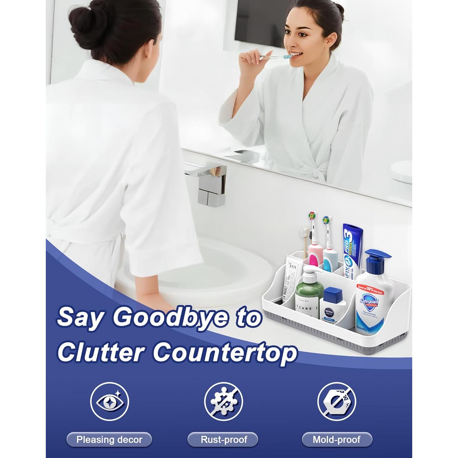 Soporte para cepillos de dientes Homtalker 7 compartimentos