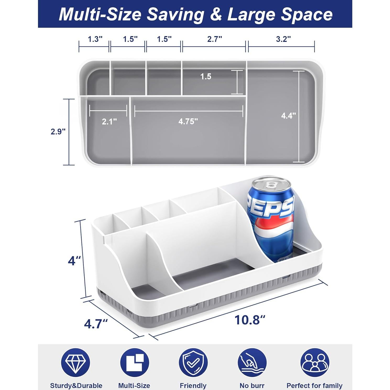 Soporte para cepillos de dientes Homtalker 7 compartimentos