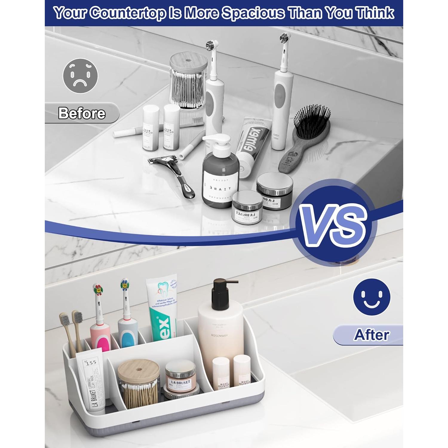 Soporte para cepillos de dientes Homtalker 7 compartimentos