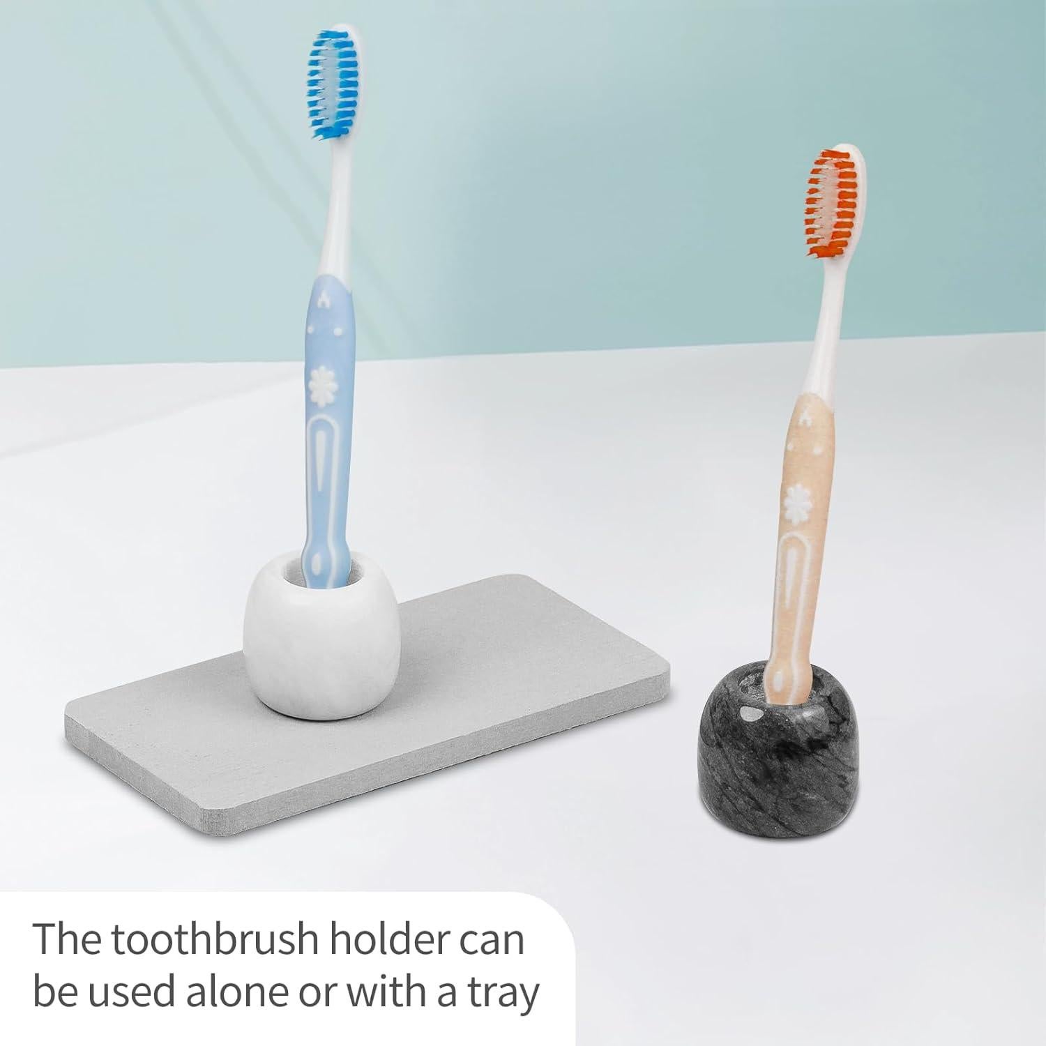 Soporte para Cepillo de Dientes de Mármol CM Chic Monday