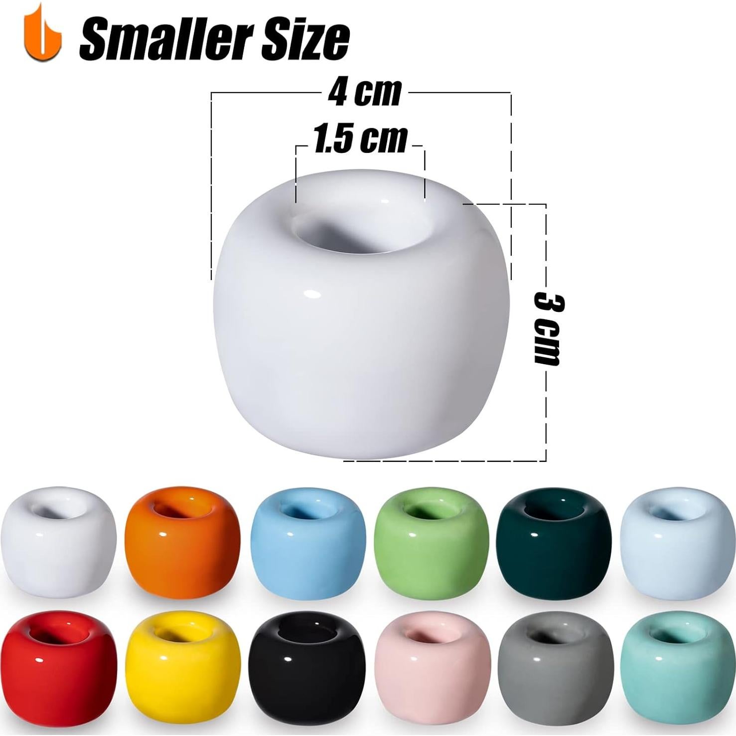 Soporte de Cepillo de Dientes Cerámico Urbanstrive Blanco 2 Pzas