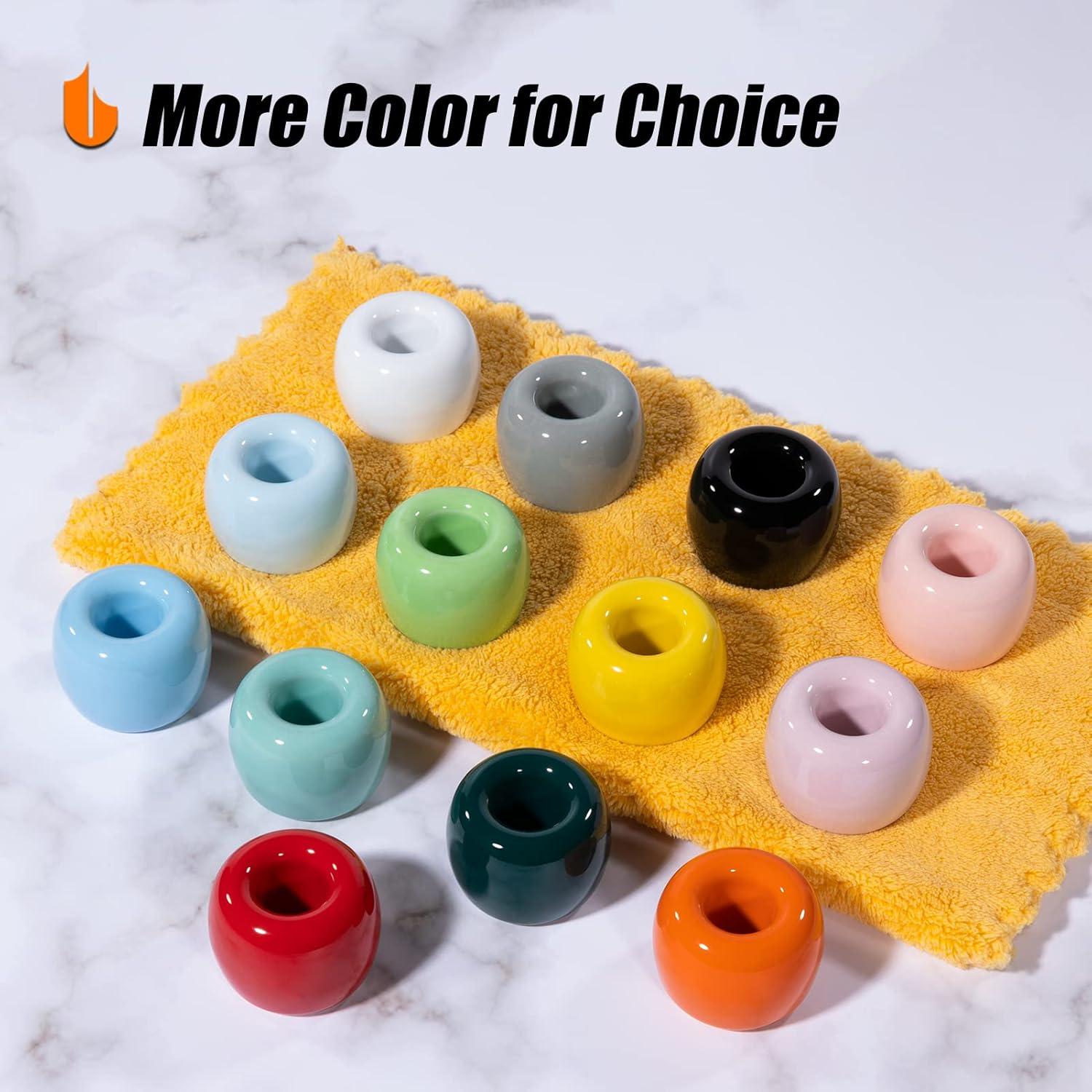 Soporte de Cepillo de Dientes Cerámico Urbanstrive Blanco 2 Pzas