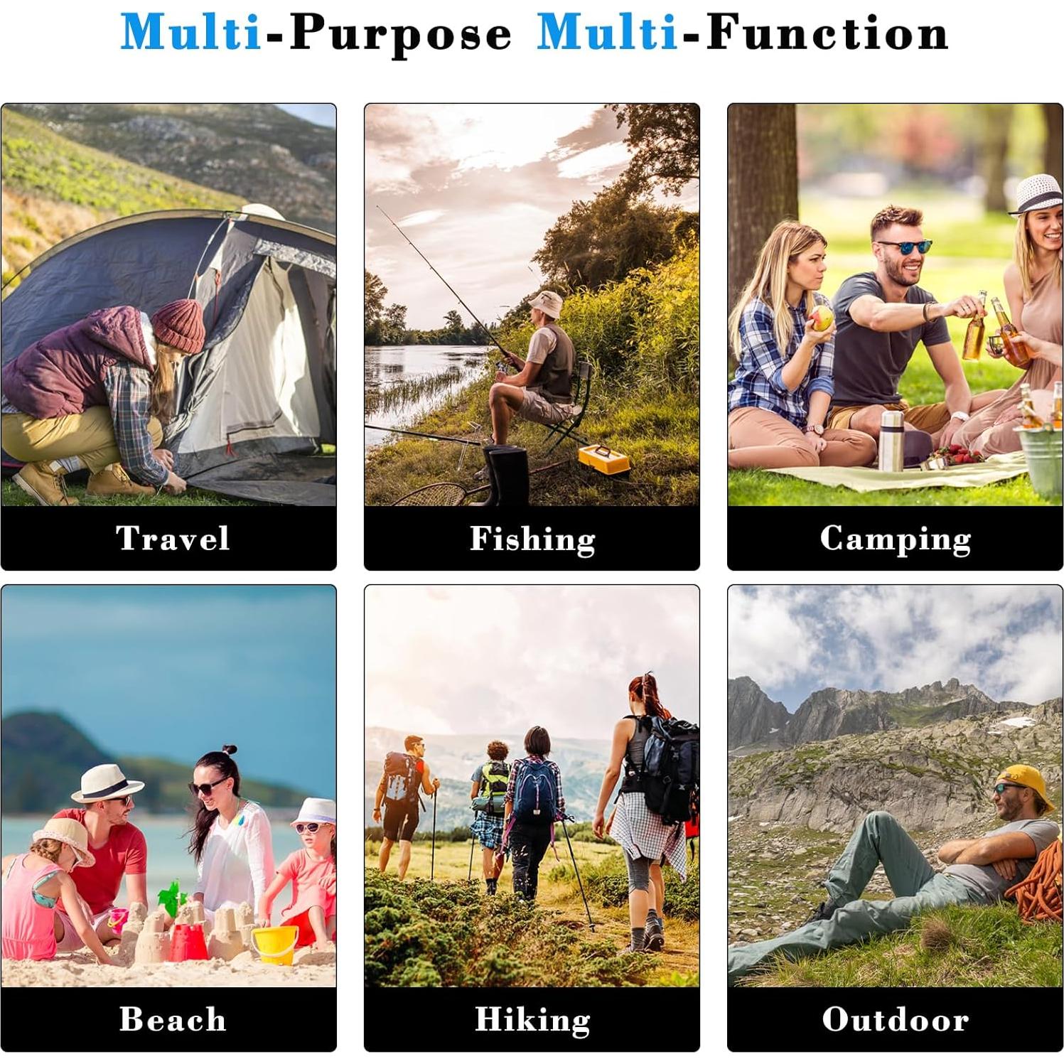 Inodoro Portátil GLXPJU XXXL Camping 43.9x40.6x40.6 cm