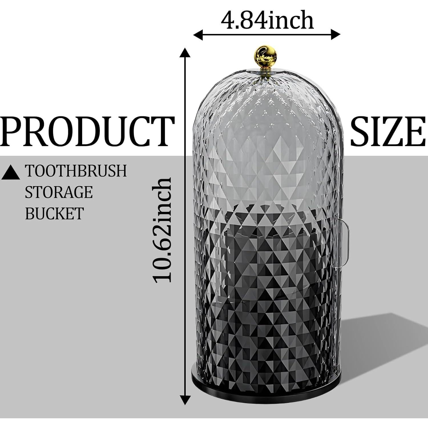 Soporte para Cepillos de Dientes JIANGLAI Blanco 3 Compartimentos