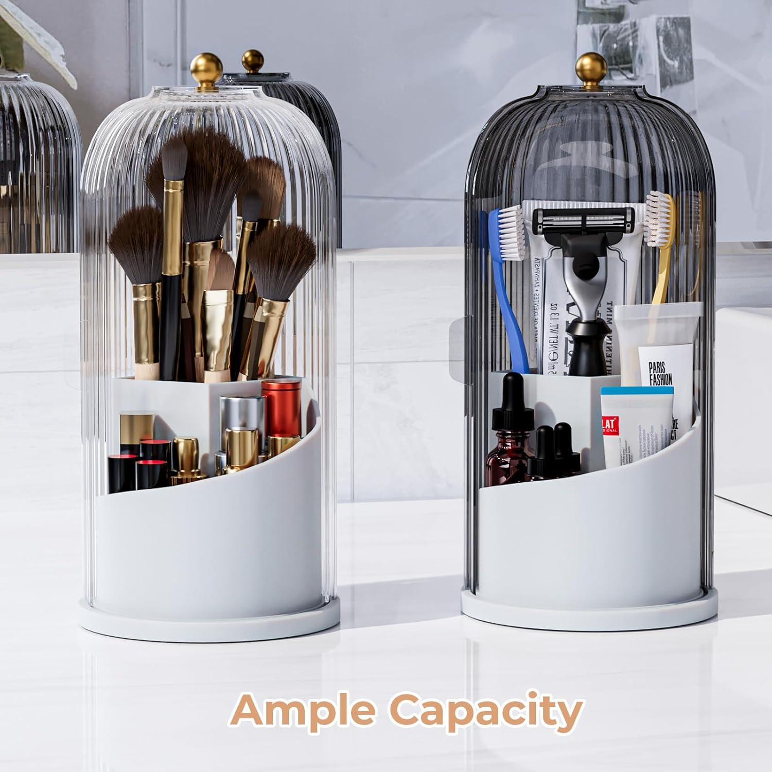 Soporte organizador de baño Omrisy blanco 3 compartimentos