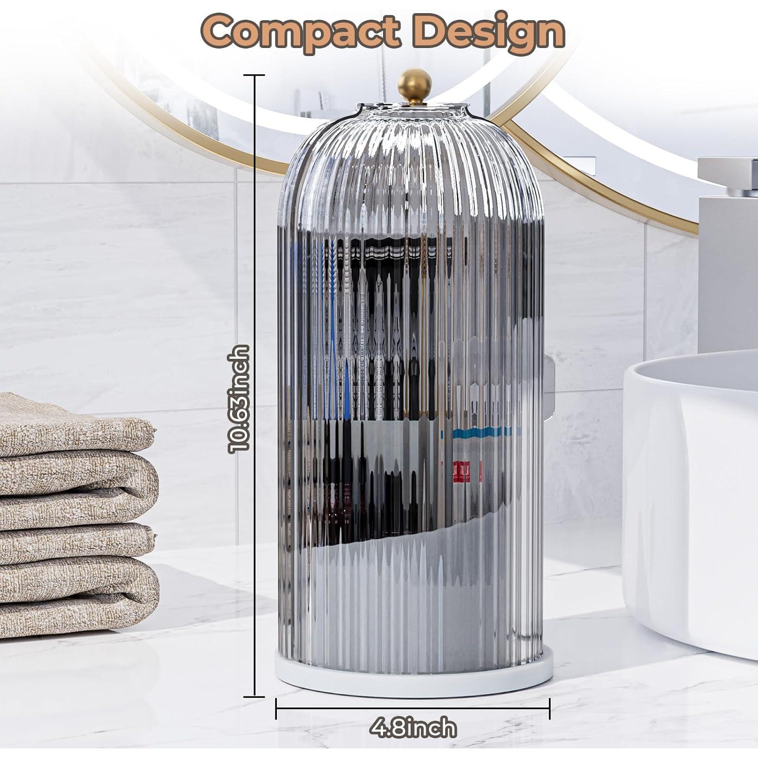 Soporte organizador de baño Omrisy blanco 3 compartimentos